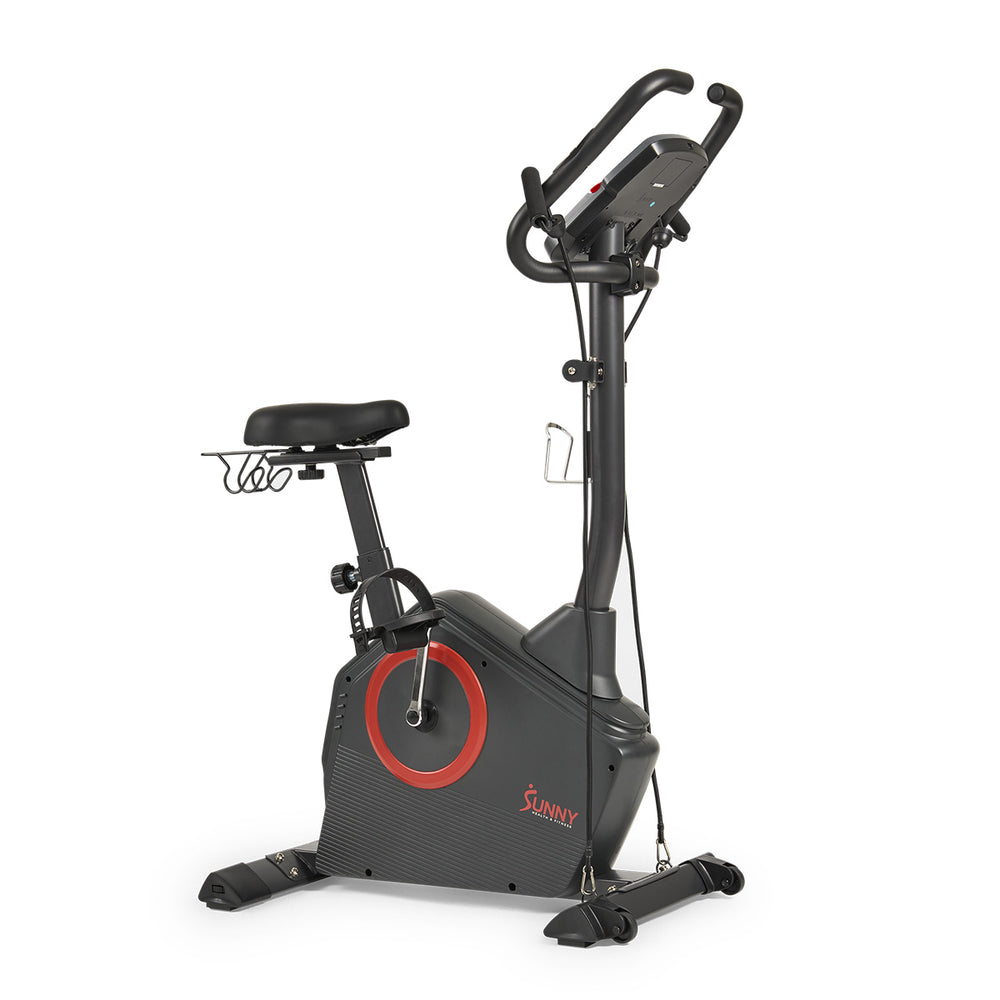 Sunny Health & Fitness Brand Review: Home Gym Equipment 4 Smart Programmable Electromagnetic Upright Bike