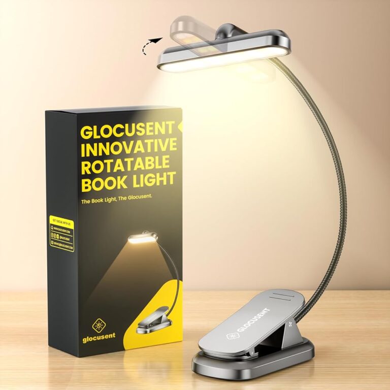 Glocusent Rotatable Clip on Book Light Review