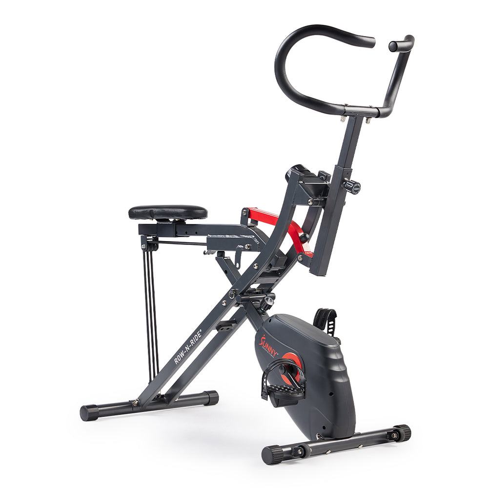 Best Sunny Health & Fitness Row-N-Ride Models 4 Smart 2 in 1 Upright Row-N-Ride® Squat Assist Trainer Machine and Exercise Bike