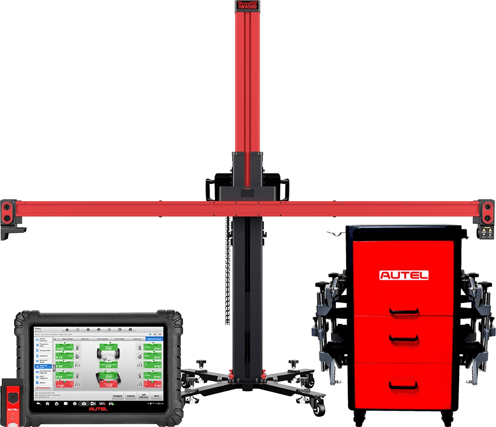 Autel MaxiALIGN IWA500ACT Wheel Alignment System Review 2 Autel MaxiALIGN IWA500ACT Wheel Alignment System with Cabinet | US Version