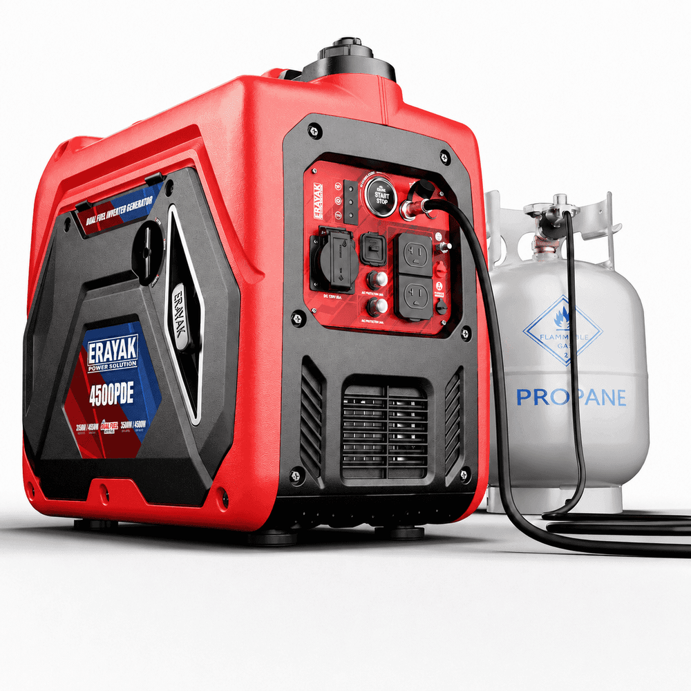 4500W Dual-Fuel Electric-Start Portable Inverter Generator