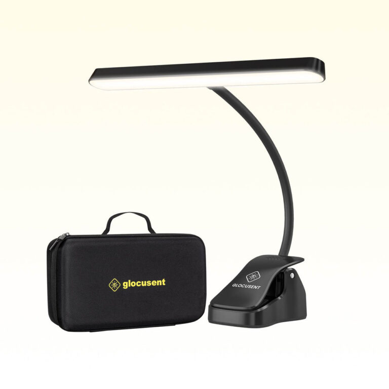 Glocusent Eye Caring Music Stand Light with a Review