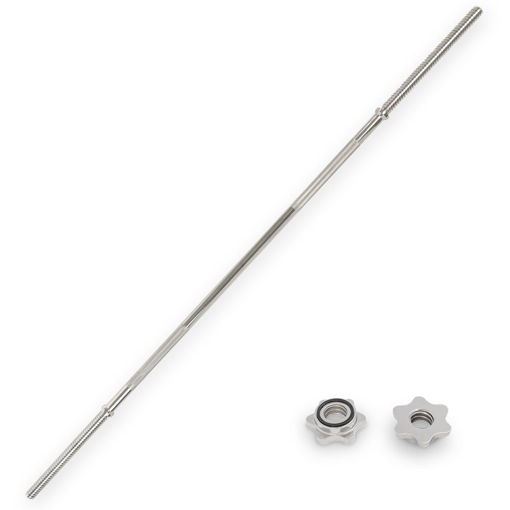 Best Sunny Health & Fitness Weight Bars 6 60" Threaded Barbell w/ Star-Lock Collars