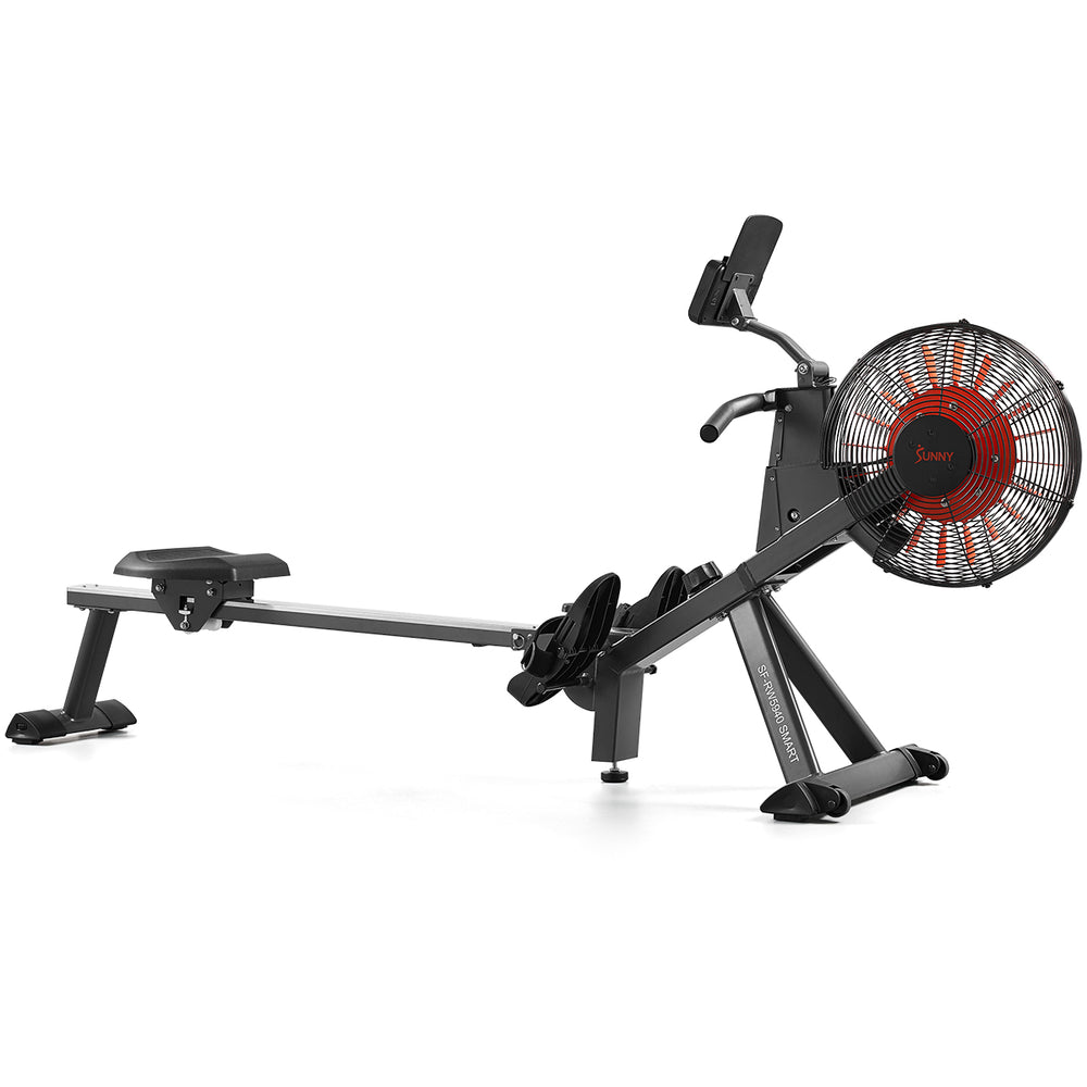 Best Sunny Health & Fitness Rowing Machines 3 Premium Smart Magnetic Air Rower with Extended Rail